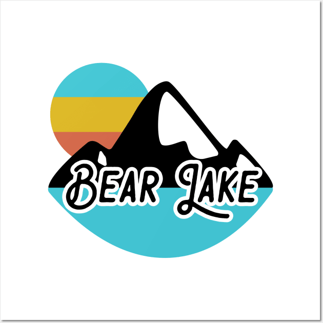 Bear Lake v3 Wall Art by BundleBeeGraphics